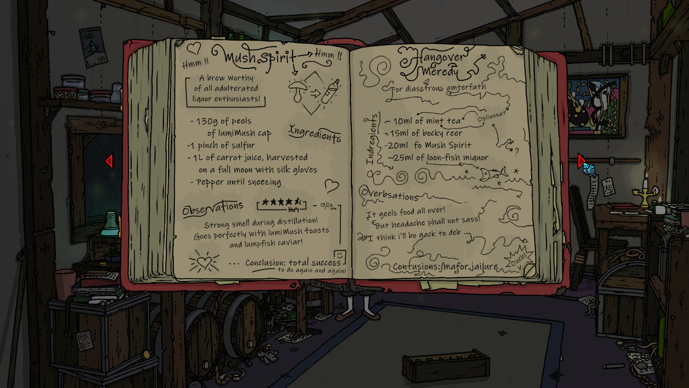 screenshot 4: alchemy book